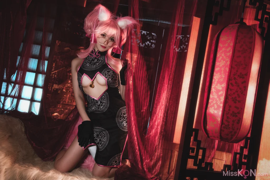 Coser@亚马逊鲶鱼: FGO 玉藻前旗袍 (10 photos)