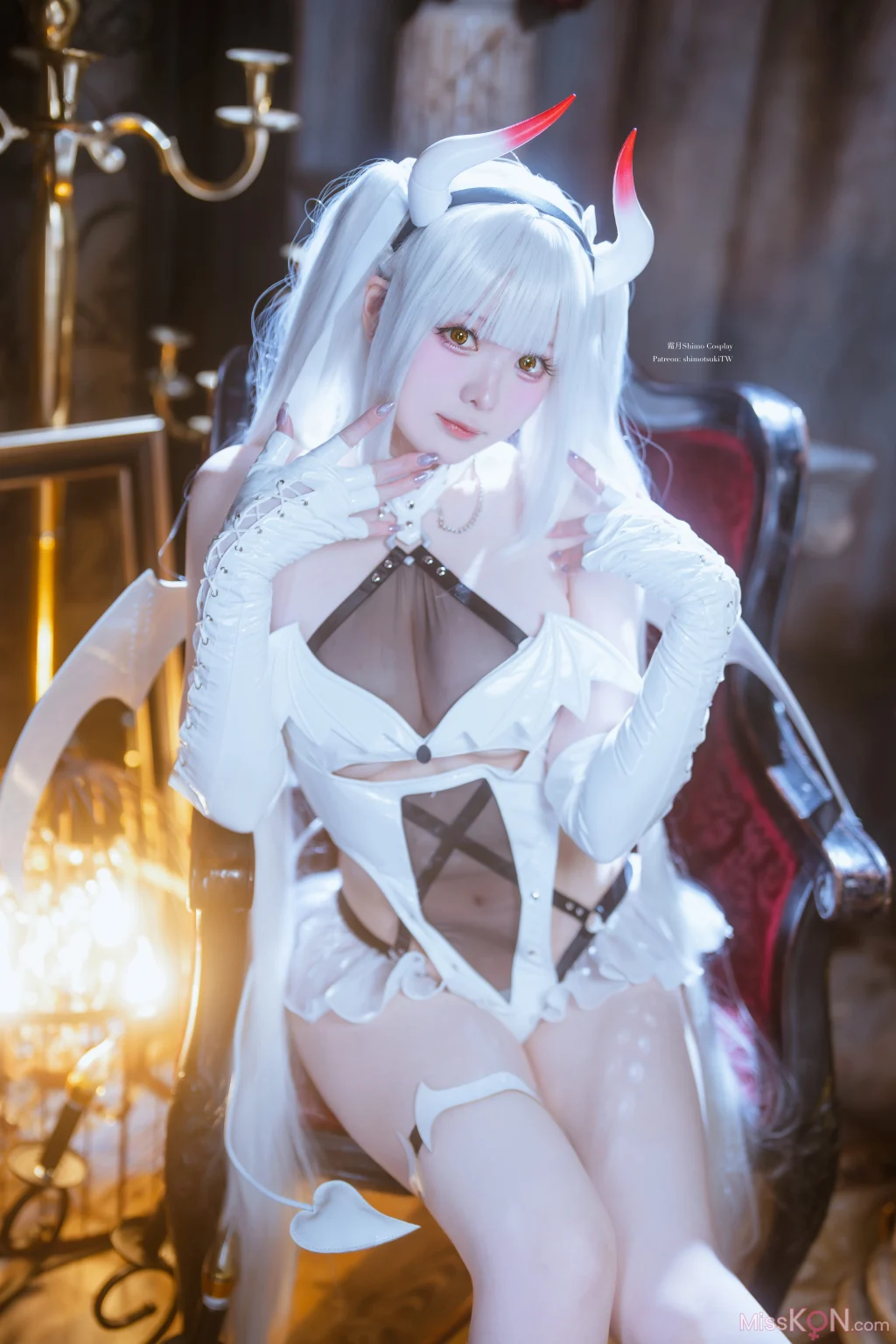 Coser@霜月shimo: Blanc Demon (21 photos) – Page 2