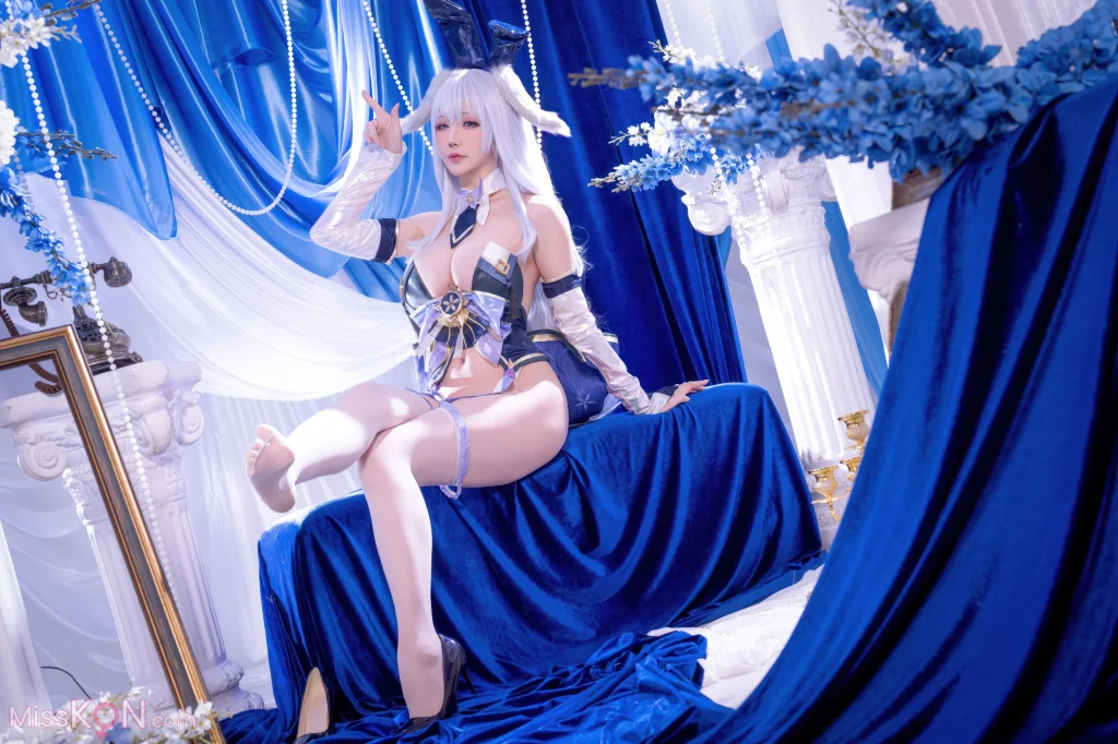 Coser@星之迟迟Hoshilily: 碧蓝航线 信浓 兔女郎 (52 photos)