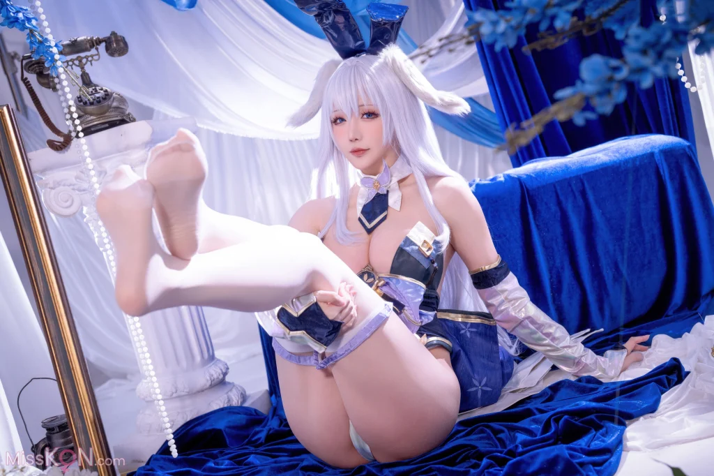 Coser@星之迟迟Hoshilily: 碧蓝航线 信浓 兔女郎 (52 photos)