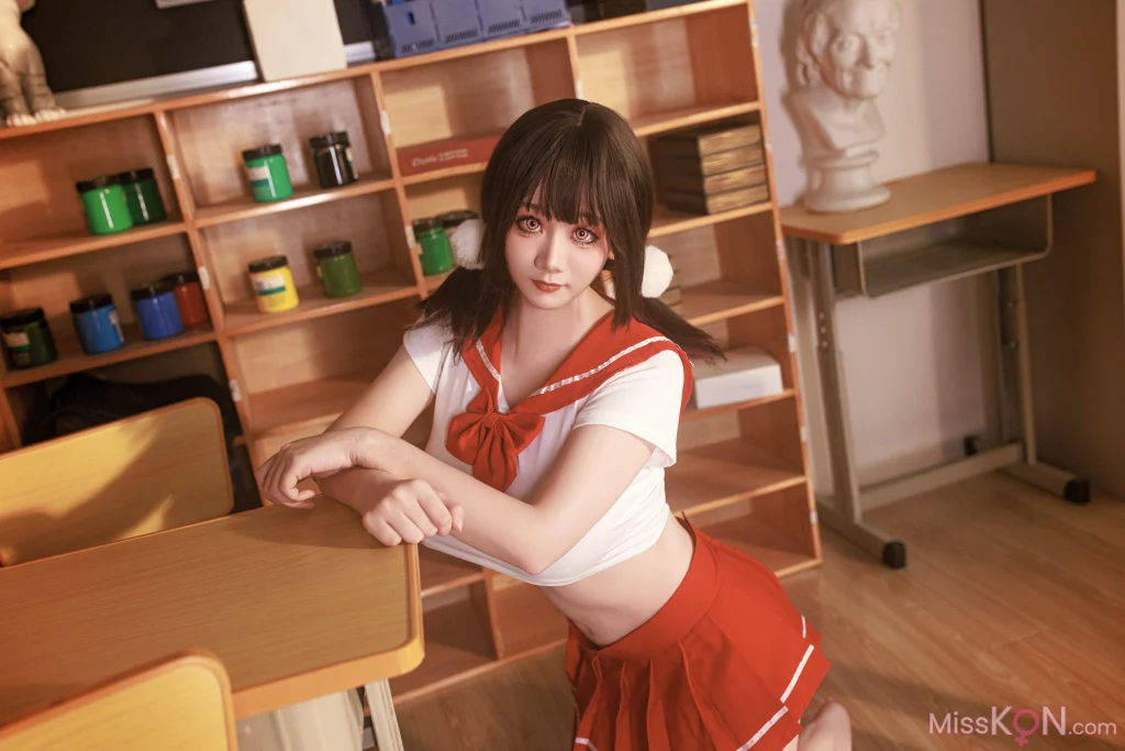 Coser@阿雪雪: 课间小憩 (83 photos + 3 videos)