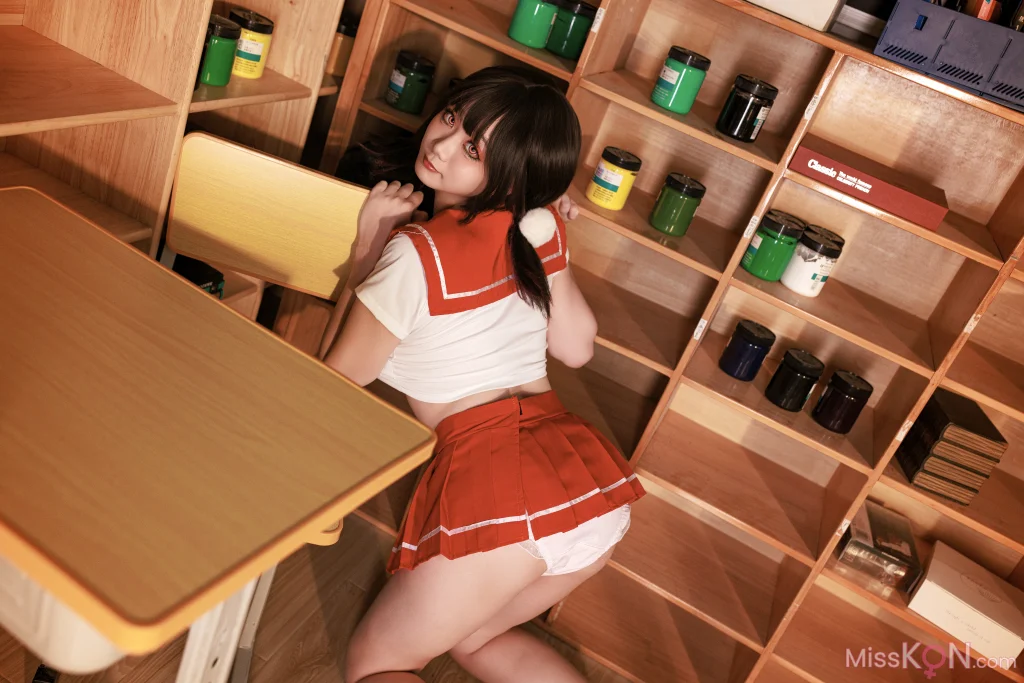 Coser@阿雪雪: 课间小憩 (83 photos + 3 videos)