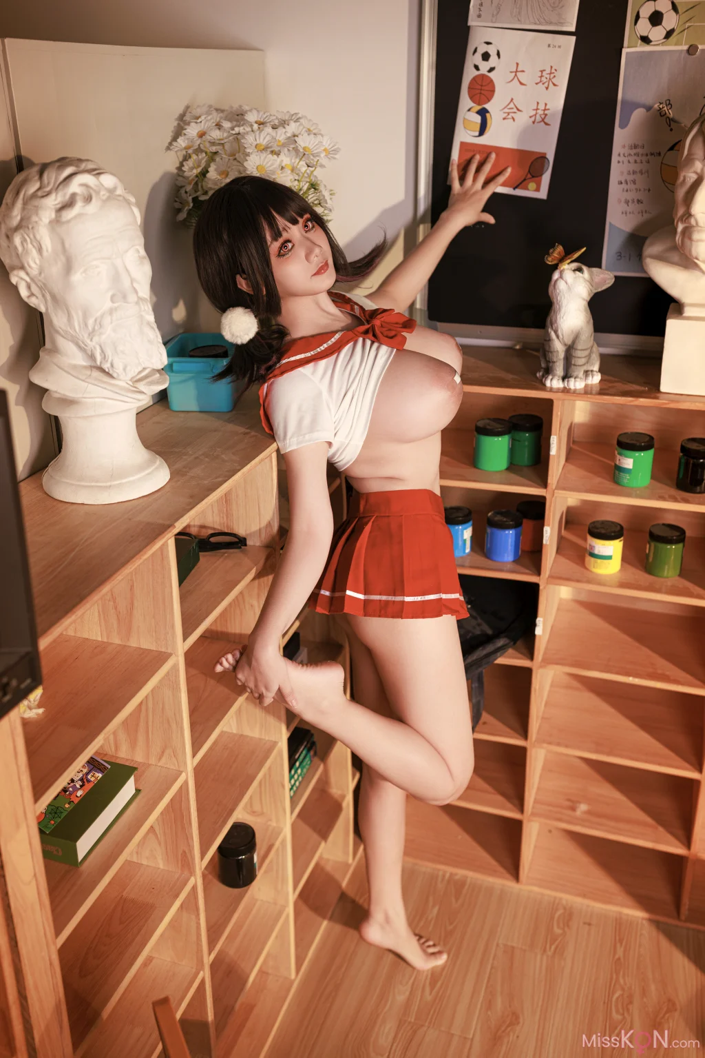 Coser@阿雪雪: 课间小憩 (83 photos + 3 videos) – Page 3