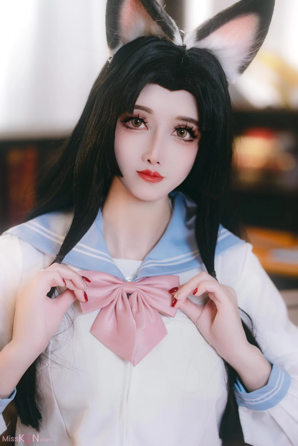 Coser@鹿八岁: 给胡桃的小小惩罚 (66 photos + 1 video)
