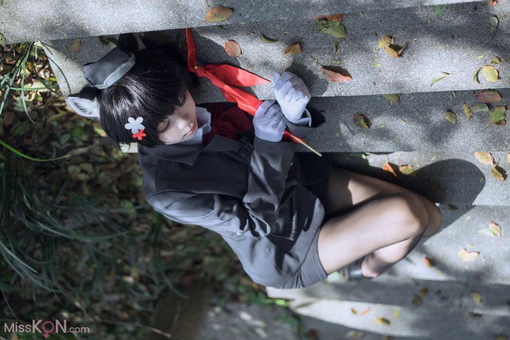 Coser@矢量鱼: 蔚蓝档案 椿 黑丝导游 (32 photos) – Page 2