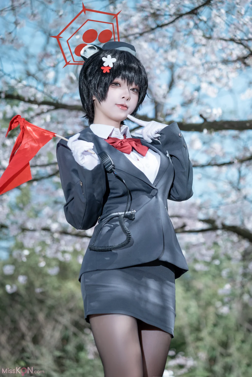 Coser@矢量鱼: 蔚蓝档案 椿 黑丝导游 (32 photos) – Page 2