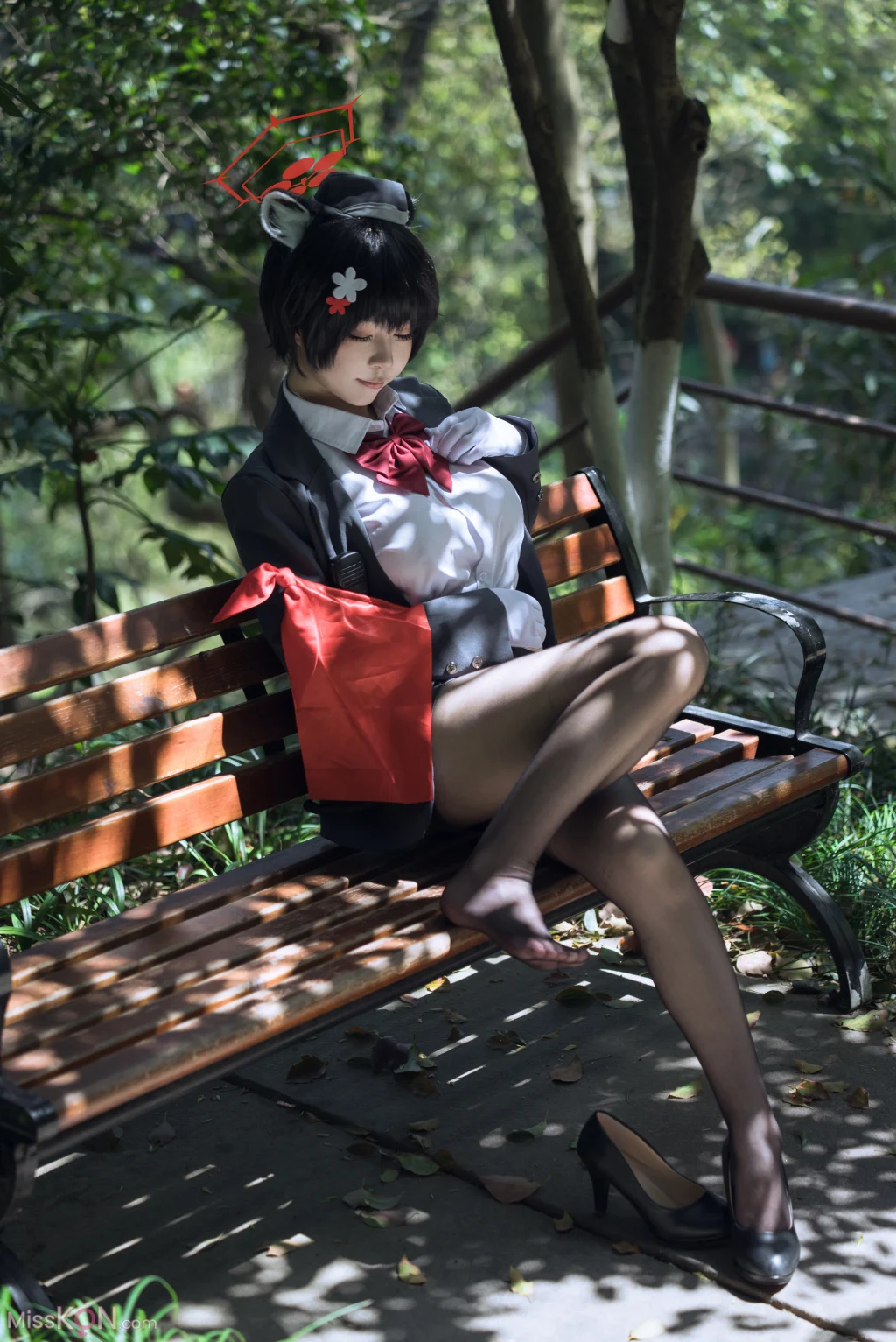Coser@矢量鱼: 蔚蓝档案 椿 黑丝导游 (32 photos) – Page 2