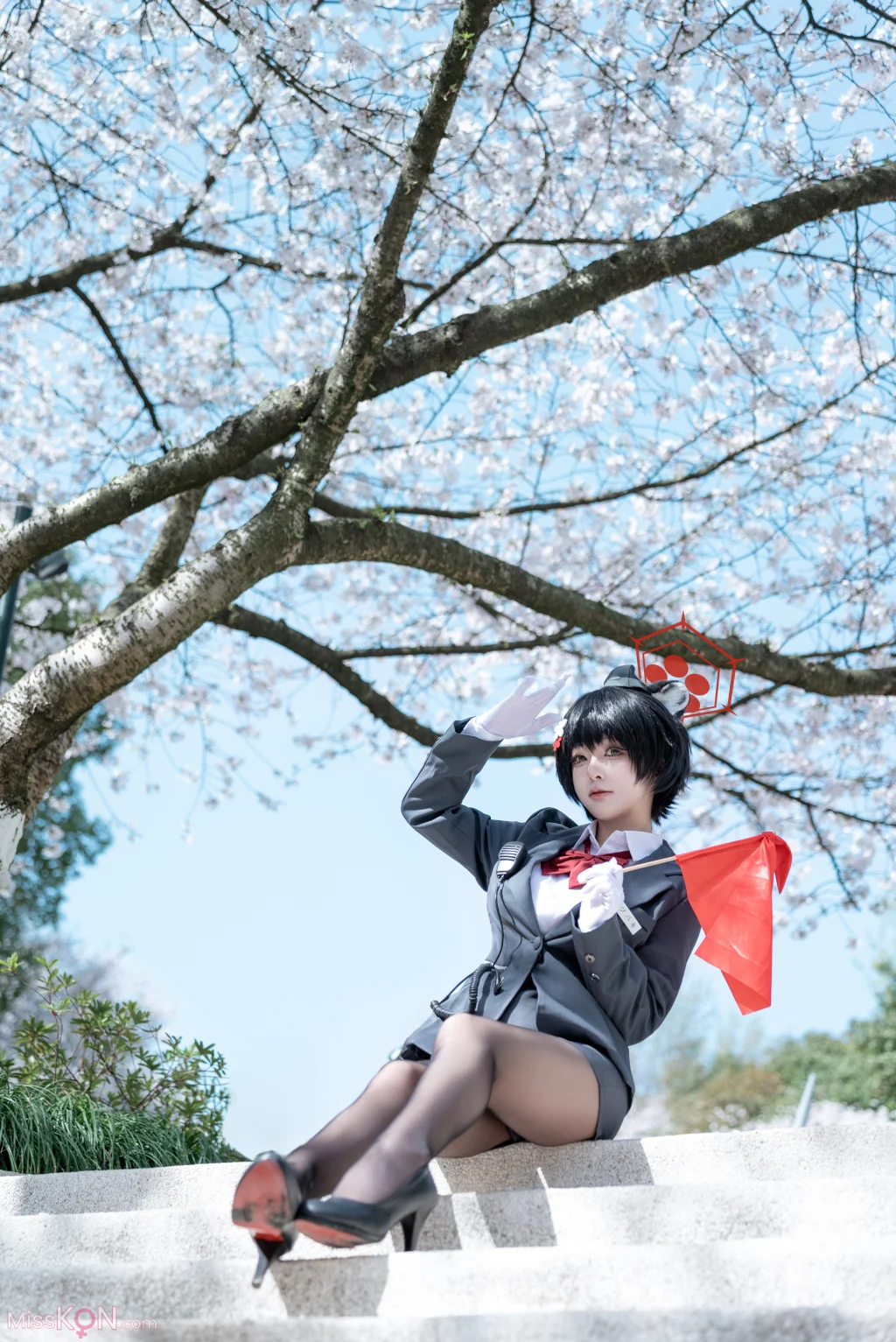Coser@矢量鱼: 蔚蓝档案 椿 黑丝导游 (32 photos) – Page 2