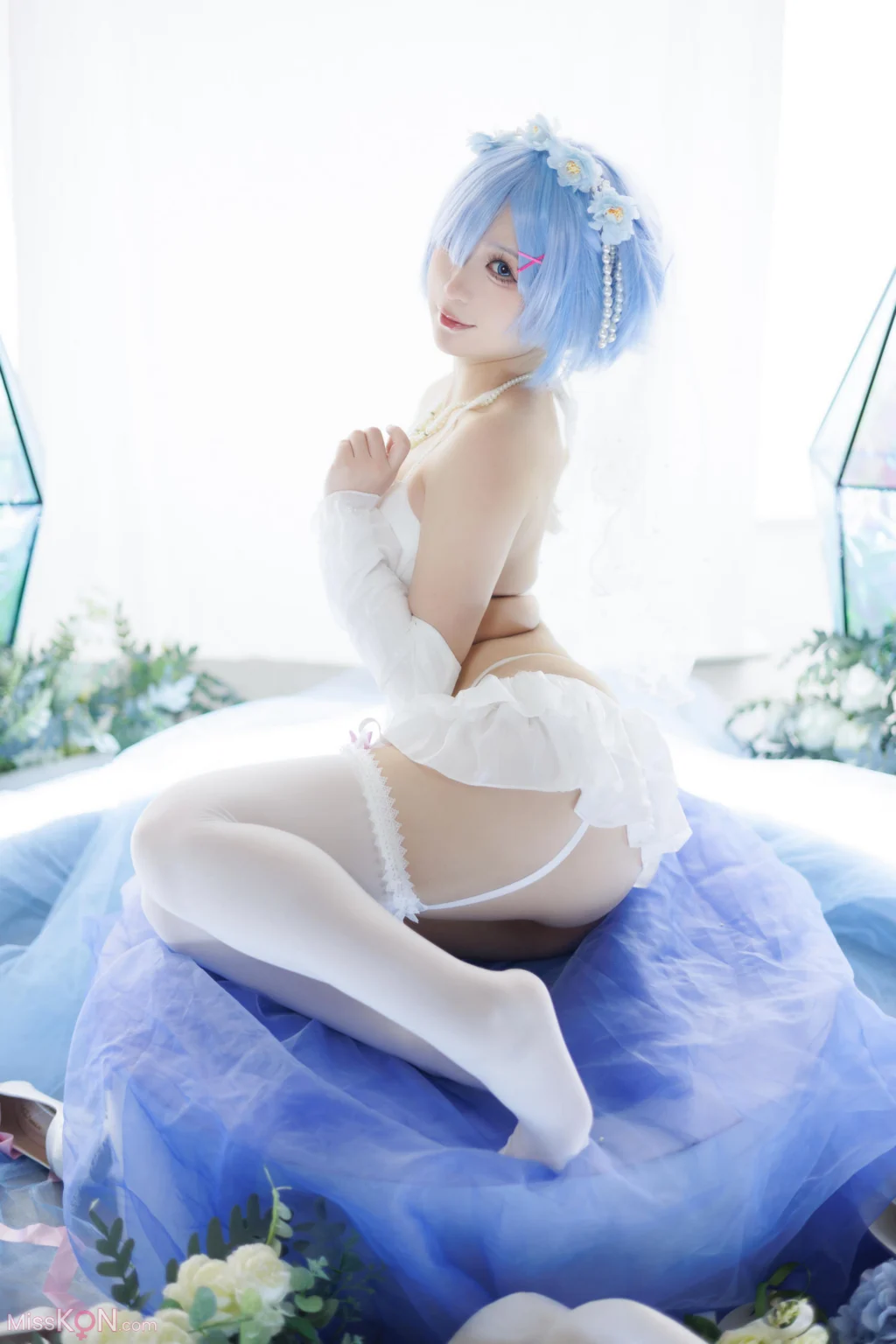Coser@樱落酱w: 从零开始的异世界生活 蕾姆花嫁 (25 photos)