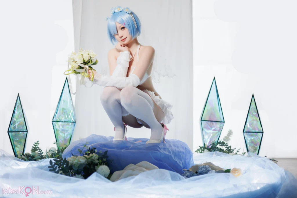 Coser@樱落酱w: 从零开始的异世界生活 蕾姆花嫁 (25 photos)