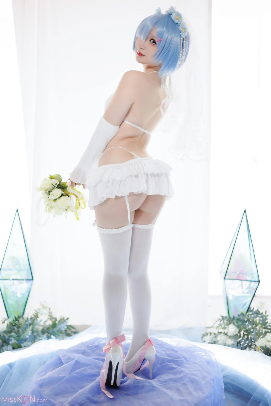 Coser@樱落酱w: 从零开始的异世界生活 蕾姆花嫁 (25 photos)