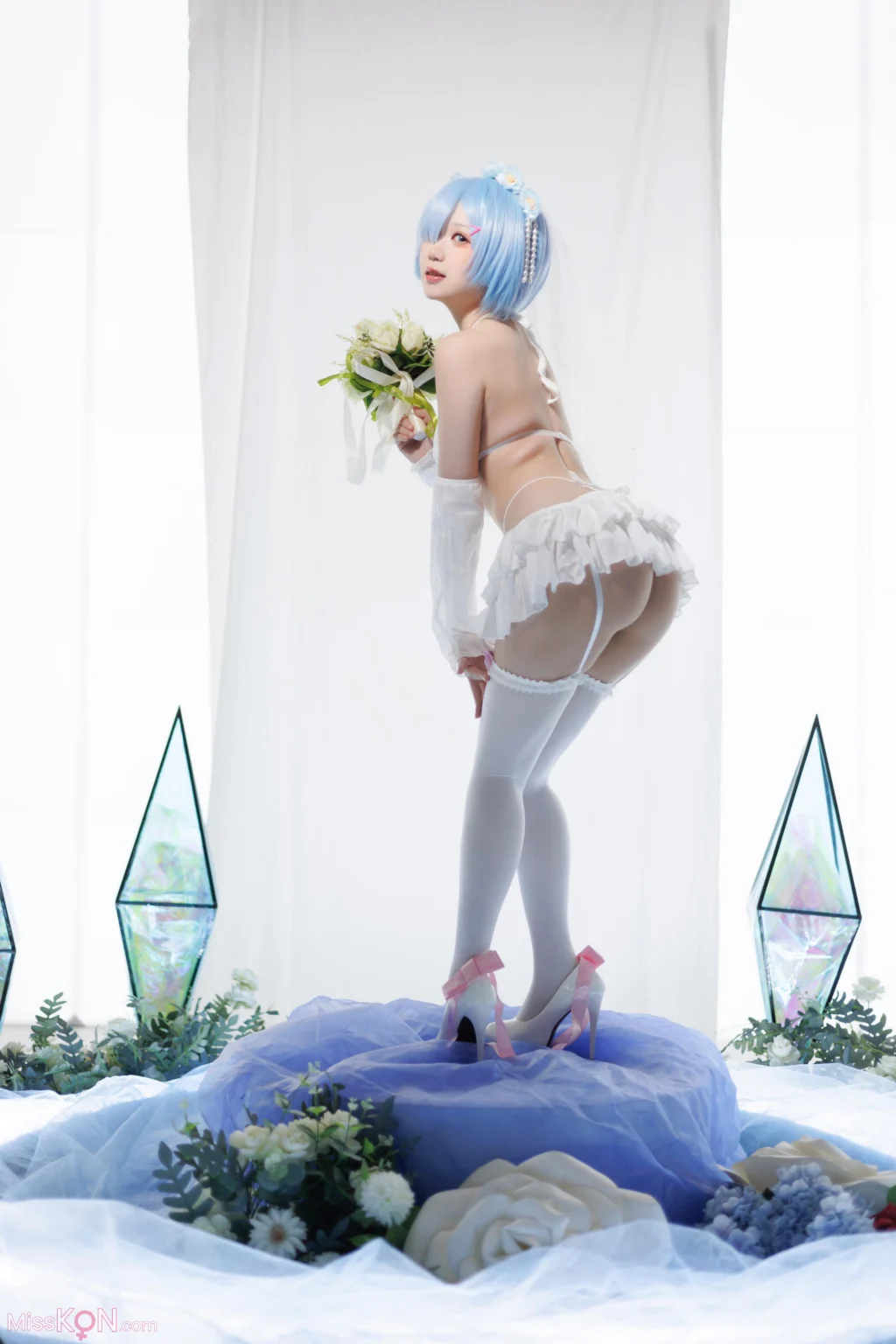 Coser@樱落酱w: 从零开始的异世界生活 蕾姆花嫁 (25 photos) – Page 2