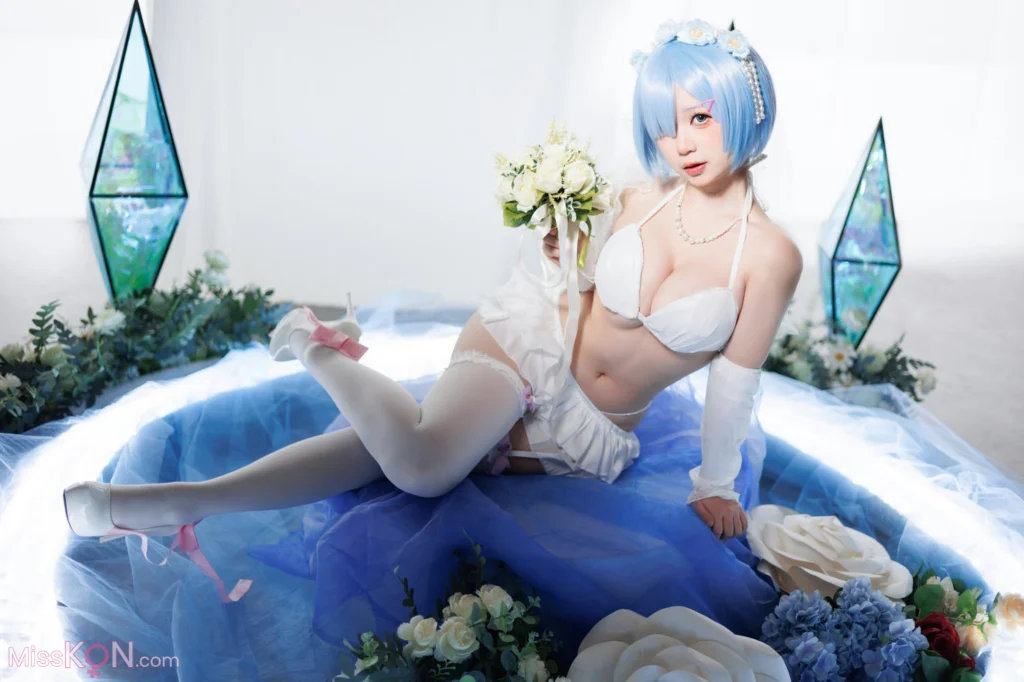 Coser@樱落酱w: 从零开始的异世界生活 蕾姆花嫁 (25 photos) – Page 2