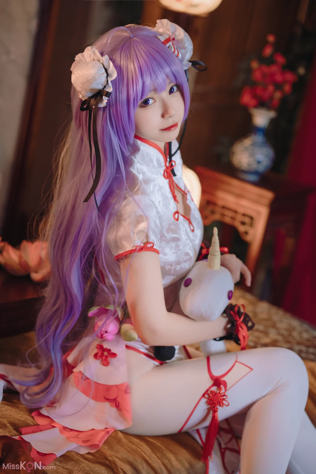 Coser@猫大人: 碧蓝航线 独角兽 旗袍 (22 photos)