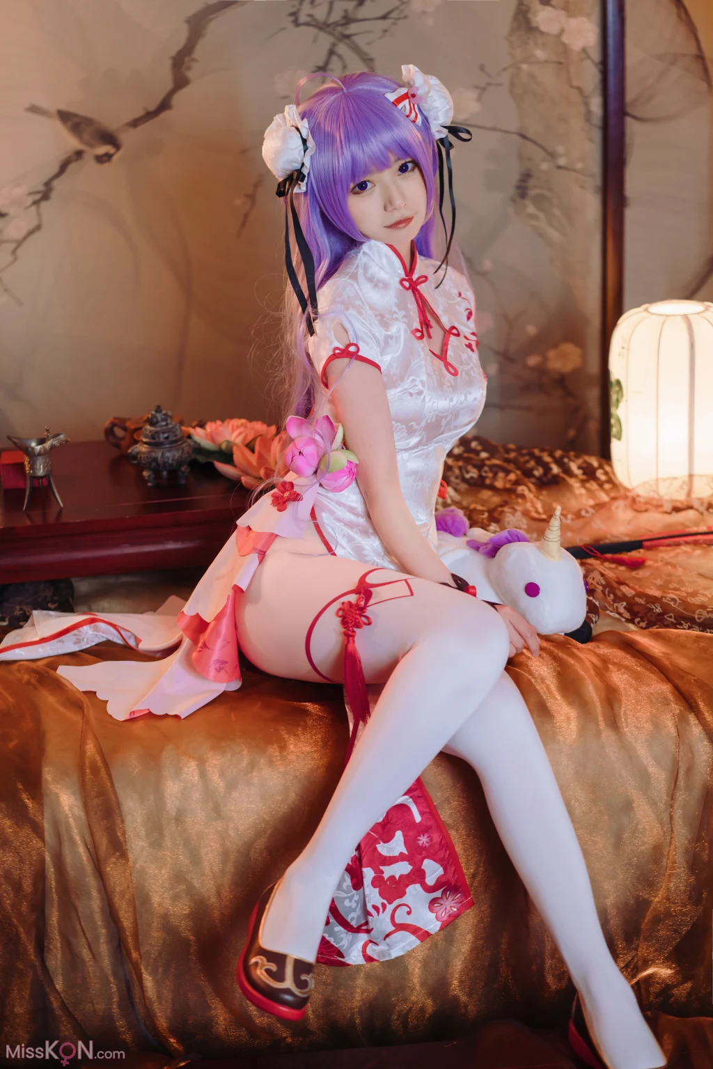 Coser@猫大人: 碧蓝航线 独角兽 旗袍 (22 photos)