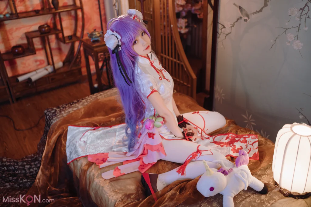 Coser@猫大人: 碧蓝航线 独角兽 旗袍 (22 photos)