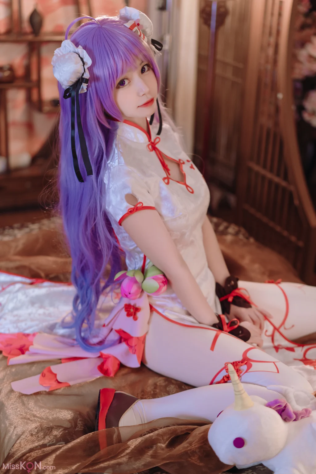 Coser@猫大人: 碧蓝航线 独角兽 旗袍 (22 photos)