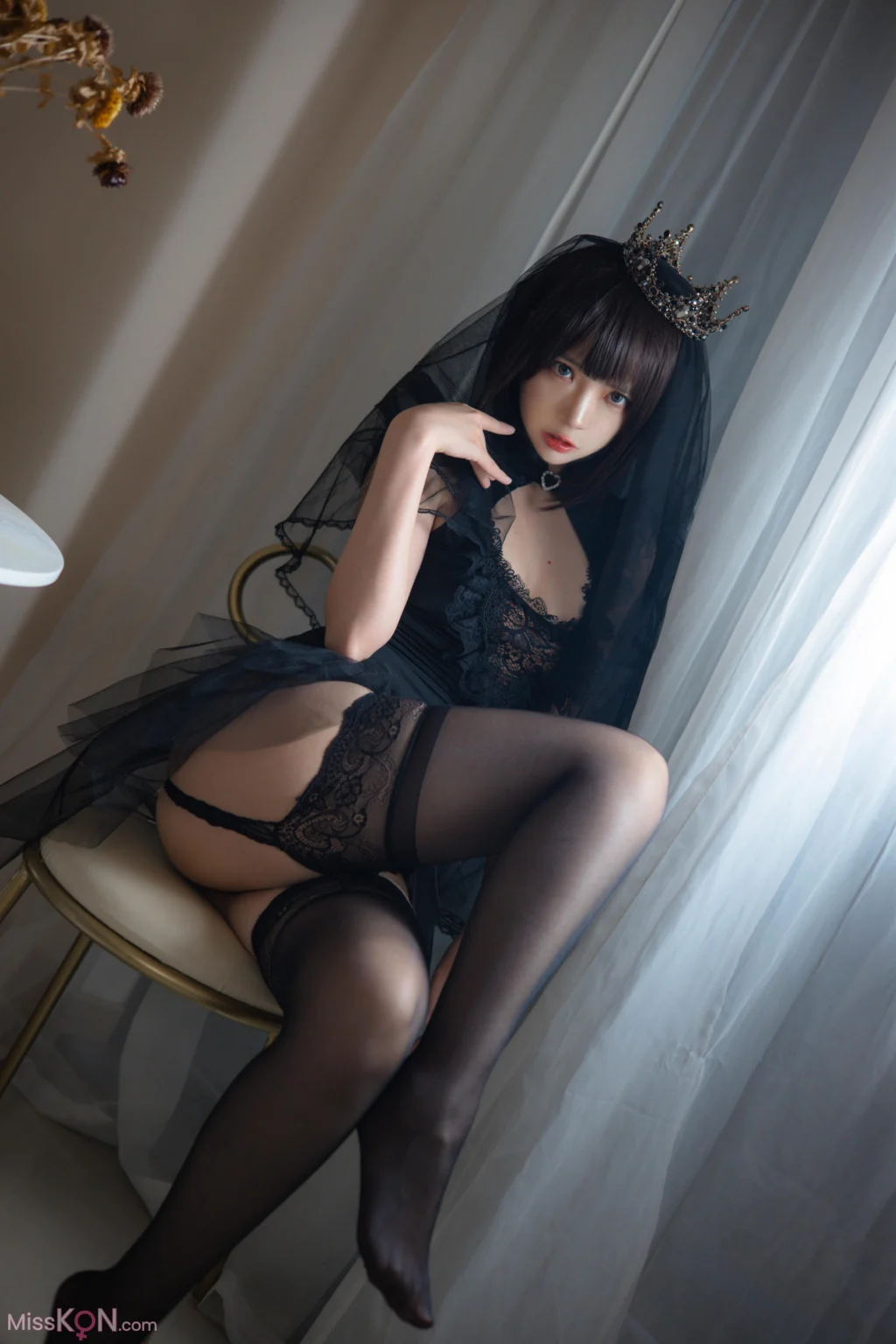 Coser@疯猫ss: 黑色婚纱 (40 photos) – Page 2