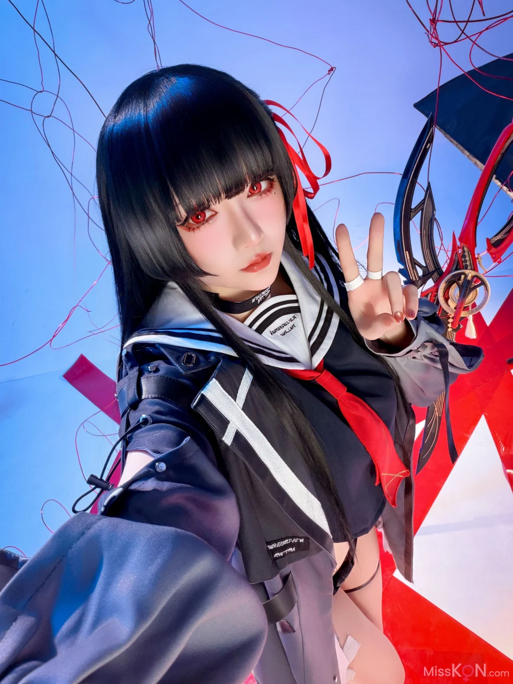 Coser@星之迟迟Hoshilily: 2026年04月计划 鸣潮 千咲 JK (64 photos) – Page 2