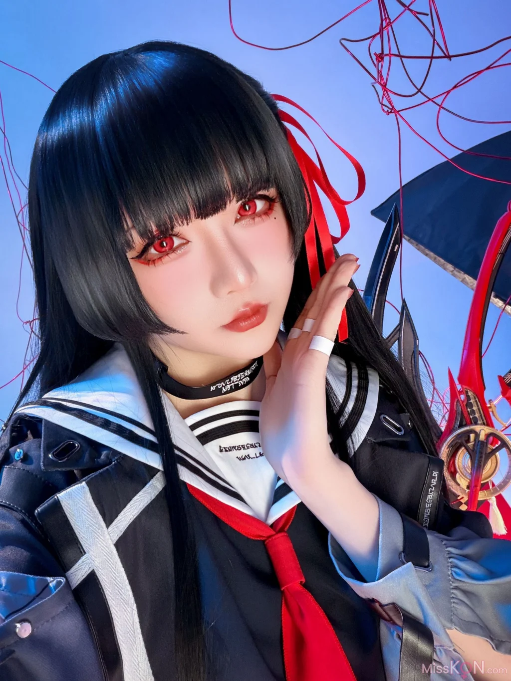 Coser@星之迟迟Hoshilily: 2026年04月计划 鸣潮 千咲 JK (64 photos) – Page 2