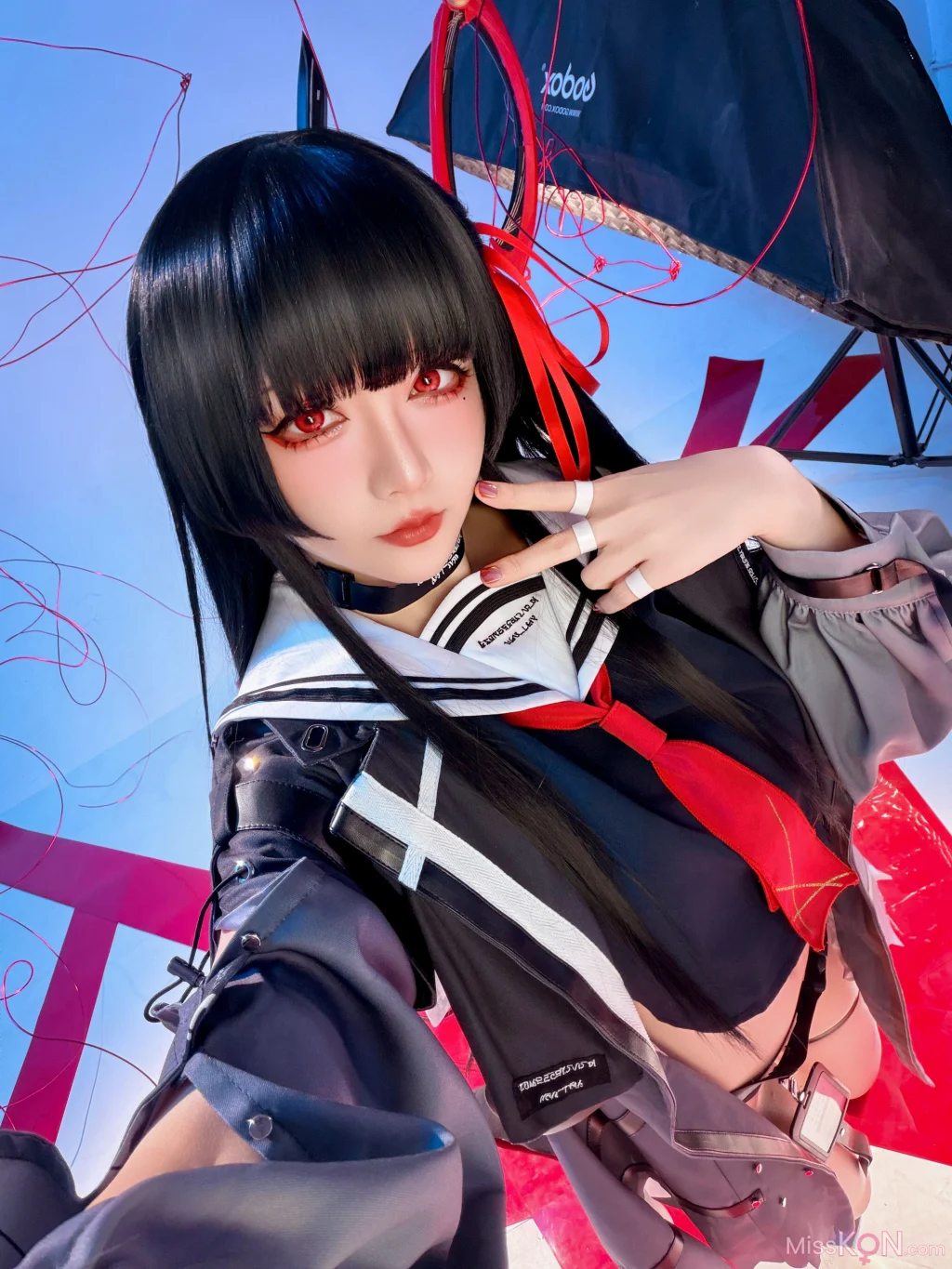 Coser@星之迟迟Hoshilily: 2026年04月计划 鸣潮 千咲 JK (64 photos) – Page 2