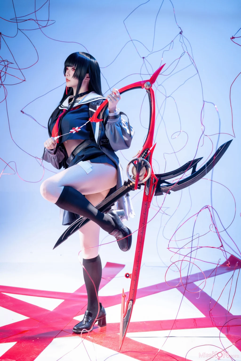 Coser@星之迟迟Hoshilily: 2026年04月计划 鸣潮 千咲 JK (64 photos) – Page 2