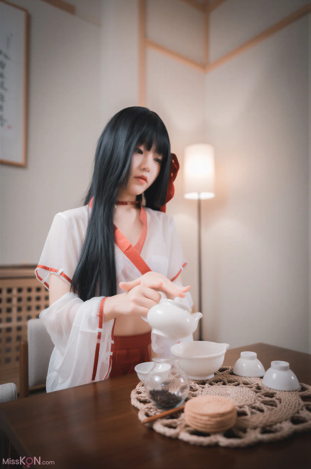 [AI Enhanced] DJAWA Photo: Jeong Jenny (정제니) – Miko In Ryokan (85 photos)